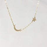 STAR and MOON Necklace