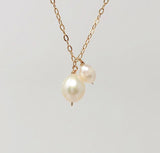 Double Pearl Necklace