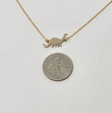 Brachiosaurus Charm Necklace