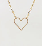 Heart Outline Necklace