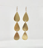 Three Teardrop Earrings