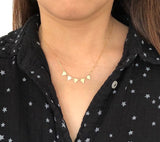 FIVE Triangle Necklace