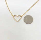 Heart Outline Necklace