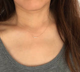 Whisper Diamond Bar Necklace