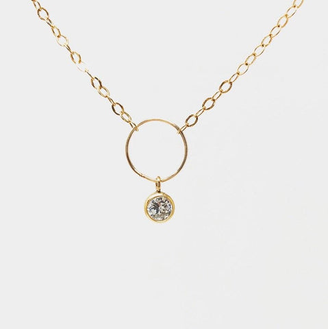 Swarovski Crystal CIRCLE Necklace
