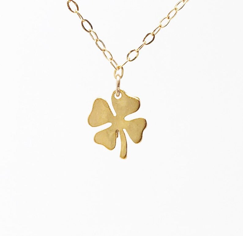 Jessamine Jewels - 18k Vintage Four Leaf Clover Necklace – Jessamine's