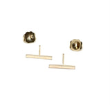 Straight Line Post Earrings