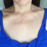 Double Horn Necklace