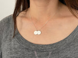 Custom Initial Birthdate Necklace