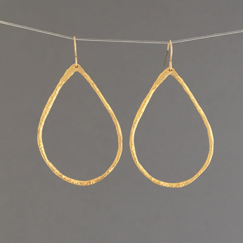 Teardrop Hoop Earrings