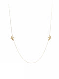 Two Doves Gold Fill Necklace also in Silver and Rose Gold Fill